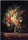 Adelheid Dietrich Canvas Paintings - Floral Still Life